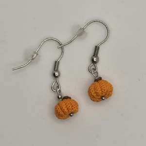 Paire de boucles d'oreilles Citrouilles