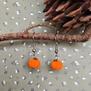 Boucles d'oreilles Citrouilles