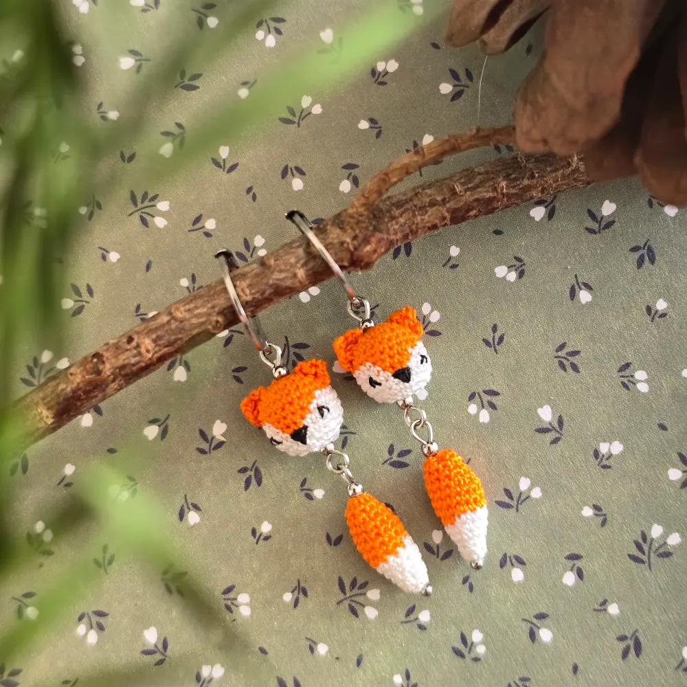 Boucles d'oreilles Renards - Lifestyle